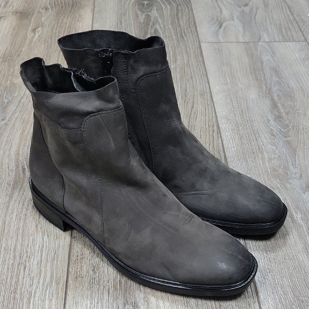 Paul Green Tamara Nubuck ankle Boots in Iron Grey Size 6 (3 1/2 UK)